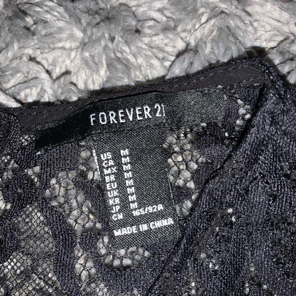Black lace tops
